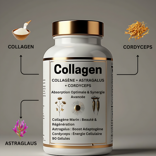 Collagène + Astragale + Cordyceps : Boost de beauté et de vitalité