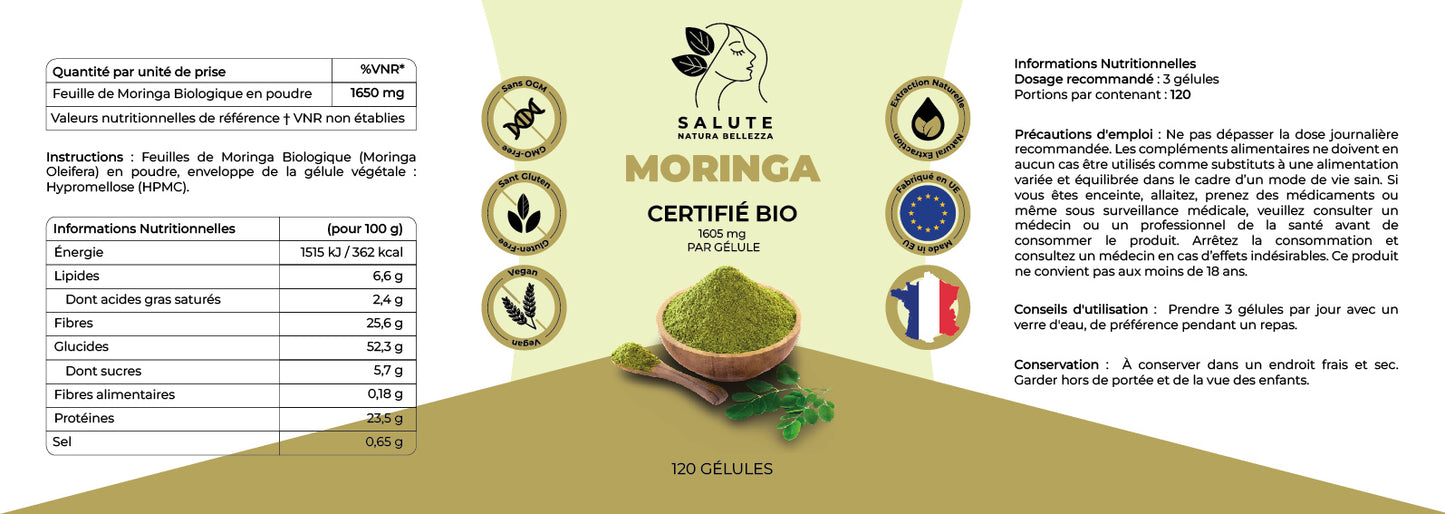 PURE MORINGA OLEIFERA La Forza della Natura in Capsule